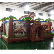 inflatable  dinosaur  jungle bouncer